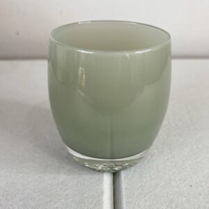 Glassybaby Wingman Candle Holder Votive 0306 Hand Blown Artisan Art Gift USA